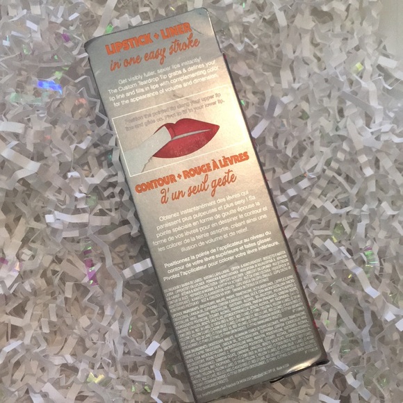 🎉5/32$ BENEFIT double the lip - revved-up red - Picture 7 of 7